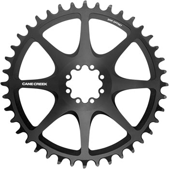 Cane Creek Direct Mount Chainring - 38t, 8-Bolt Direct Mount, 3mm Offset, Black EA Direct Mount Chainrings