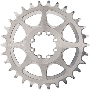 Cane Creek Direct Mount Chainring - 30t, 8-Bolt Direct Mount, 0mm Offset, Ti Gray Smoke EA Direct Mount Chainrings