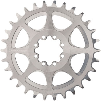Cane Creek Direct Mount Chainring - 30t, 8-Bolt Direct Mount, 3mm Offset, Ti Gray Smoke EA Direct Mount Chainrings