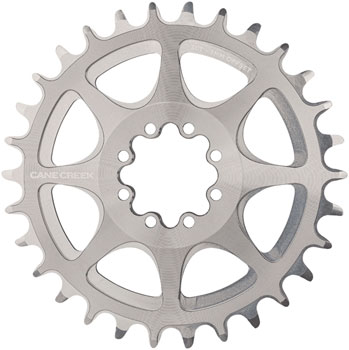 Cane Creek Direct Mount Chainring - 32t, 8-Bolt Direct Mount, 3mm Offset, Ti Gray Smoke EA Direct Mount Chainrings