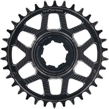 e*thirteen Helix Race e*spec Chainring - Turbo Levo 2.1/2.2, 9mm offset, 34T, 11/12 Speed, Black EA Ebike Chainrings and Sprockets