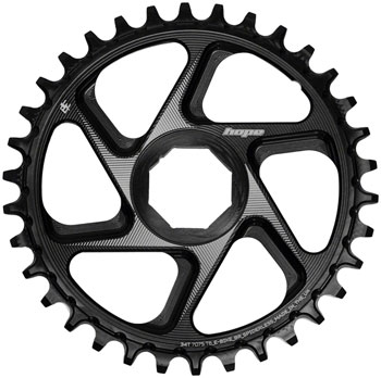 Hope Spiderless Chainring - 34T, R22, Ebike, Brose, Black EA