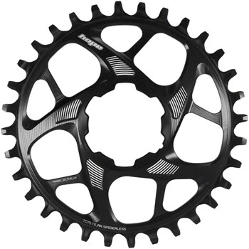 Hope Spiderless Retainer Chainring - 34t, Hope Direct Mount, R22, Black EA Direct Mount Chainrings