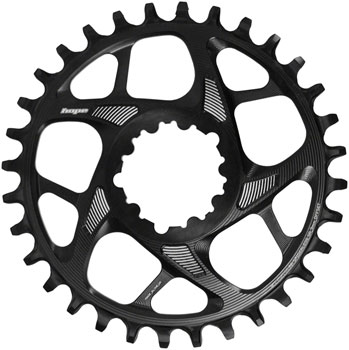 Hope Spiderless Retainer Chainring - 32t, SRAM Direct Mount, 3mm Offset, R22, Black EA Direct Mount Chainrings