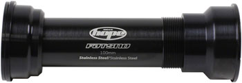 Hope PressFit 41 Bottom Bracket - 121mm Fat Bike, For 24mm Spindle, Stainless, Black EA Bottom Brackets
