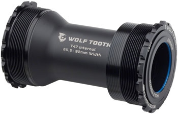 Wolf Tooth Bottom Bracket - T47 Inboard, 85.5/92mm, For 29mm Spindle, Black EA Bottom Brackets
