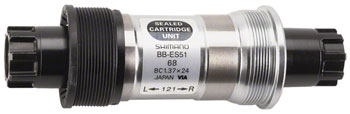 Shimano ES51 68 x 121mm Octalink V2 Spline English Bottom Bracket EA Bottom Brackets