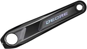 Shimano Deore FC-M6100-1 Left Crank Arm - 170mm, Black EA Left Crank Arm