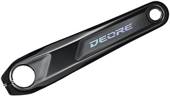 Shimano Deore FC-M6100-1 Left Crank Arm - 175mm, Black EA Left Crank Arm