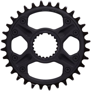 Shimano Deore FC-M6100-1 Direct Mount Chainring - 32t, 12-Speed, Black EA Direct Mount Chainrings