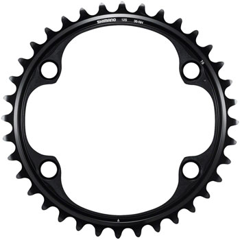 Shimano Dura-Ace FC-R9200 12-Speed Chainring - 36t, Asymmetric 110 BCD, Black, NH Black EA Chainrings