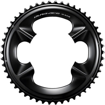 Shimano Dura-Ace FC-R9200 12-Speed Chainring - 50t, Asymmetric 110 BCD, Black, NK Black EA Chainrings