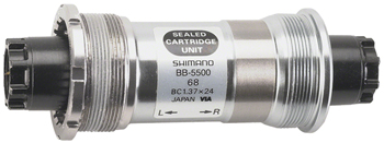 Shimano 105 BB-5500 68x109.5mm Octalink V1 Spline English Bottom Bracket EA Bottom Brackets