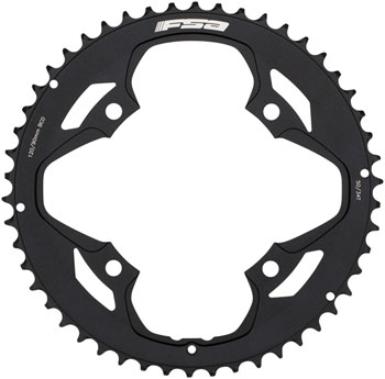Full Speed Ahead Omega/Vero Pro Road Double Chainring - 50t, 120 BCD, Aluminum, N-11, Black EA Chainrings