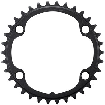 Shimano Ultegra FC-R8100 12-Speed Chainring - 34t, Asymmetric 110 BCD, Black, NK Black EA Chainrings