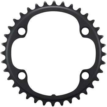 Shimano Ultegra FC-R8100 12-Speed Chainring - 36t, Asymmetric 110 BCD, Black, NH Black EA Chainrings