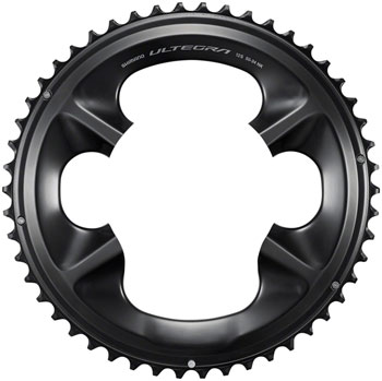 Shimano Ultegra FC-R8100 12-Speed Chainring - 50t, Asymmetric 110 BCD, Black, NK Black EA Chainrings