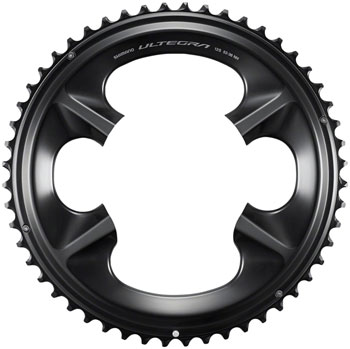 Shimano Ultegra FC-R8100 12-Speed Chainring - 52t, Asymmetric 110 BCD, Black, NH Black EA Chainrings