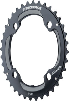 RaceFace Turbine 11-Speed Chainring: 104mm BCD, 38t, Black EA Chainrings
