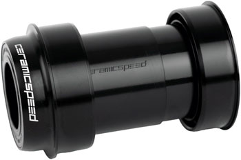 CeramicSpeed BB ALPHA Bottom Bracket - BBright, 79mm, For 24mm/Shimano Spindle, Road, Black EA Bottom Brackets