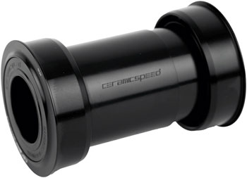 CeramicSpeed BB ALPHA Bottom Bracket - EVO386, 86.5mm, For 24mm/Shimano Spindle, Road, Black EA Bottom Brackets