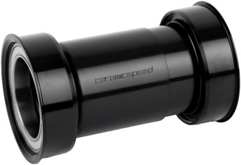 CeramicSpeed BB ALPHA Bottom Bracket - EVO386, 86.5mm, For 30mm Spindle, Road, Black EA Bottom Brackets