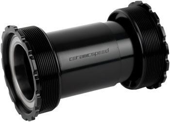 CeramicSpeed BB ALPHA Bottom Bracket - T47, 86mm, For 30mm Spindle, Road, Black EA Bottom Brackets