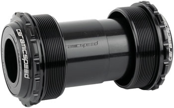 CeramicSpeed BB ALPHA Bottom Bracket - T47, 73mm, For 24mm/Shimano Spindle, MTB, Black EA Bottom Brackets