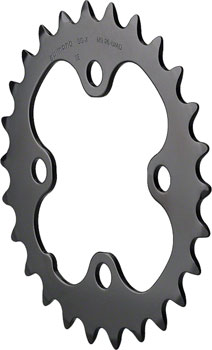 Shimano SLX M660/5 26t 64mm 9-Speed, LX T671 10-Speed Inner Chainring Black EA Chainrings