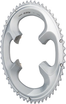 Shimano 105 FC-R7000 53t 4x110 bcd Asymmetric Chainring, Silver EA Chainrings