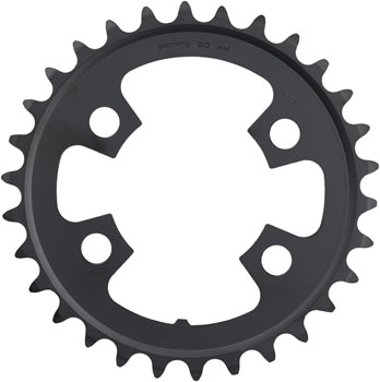 Shimano Tiagra FC-4703 10-Speed Chainring - 30t, Asymmetric 74 BCD, Black EA Chainrings