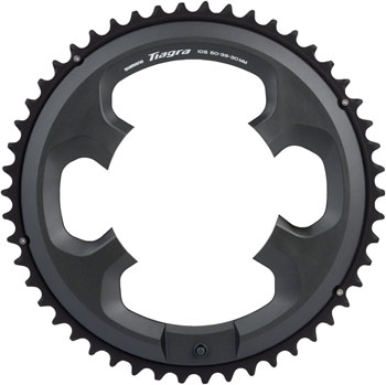 Shimano Tiagra FC-4703 10-Speed Chainring - 50t, Asymmetric 110 BCD, Black EA Chainrings