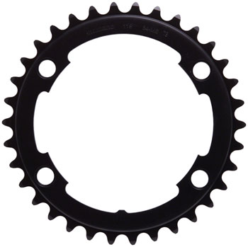 Shimano FC-RS510 Chainring - 34t, Asymmetric 110mm BCD, Black, MS Black EA Chainrings