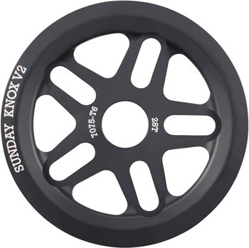 Sunday Knox V2 Sprocket - 28t, Black EA Sprockets
