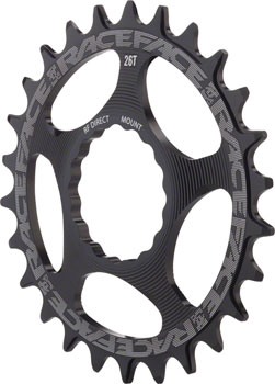 RaceFace Narrow Wide Chainring: Direct Mount CINCH, 30t, Black EA Direct Mount Chainrings