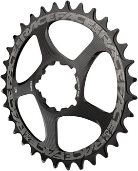 RaceFace Narrow Wide Chainring: Direct Mount 3-Bolt Compatible, 34t, Black EA Direct Mount Chainrings