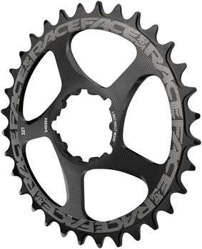 RaceFace Narrow Wide Chainring: Direct Mount 3-Bolt Compatible, 36t, Black EA Direct Mount Chainrings
