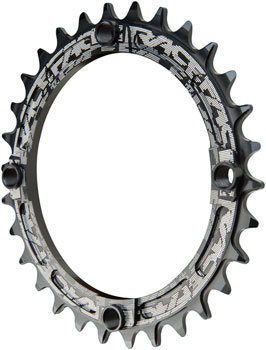 RaceFace Narrow Wide Chainring: 104mm BCD, 30t, Black EA Chainrings