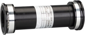 RaceFace EXI BB124 Bottom Bracket: 41mm ID x 124mm Shell x 24mm Spindle, Double Row Bearing, External Seal EA Bottom Brackets