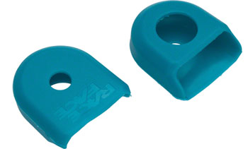 RaceFace Crank Boots: For Carbon Cranks, 2-Pack Turquoise PAA Crank Part