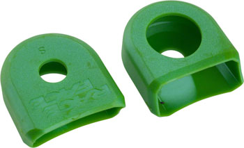 RaceFace Crank Boots: For Alloy Cranks, 2-Pack Green EA Crank Part