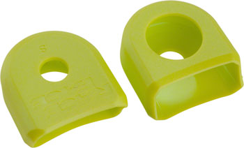 RaceFace Crank Boots - For Alloy Cranks, Green, 2-Pack Hi Viz Green EA Crank Part