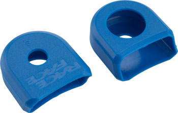 RaceFace Crank Boots: For Alloy Cranks, 2-Pack Blue EA Crank Part