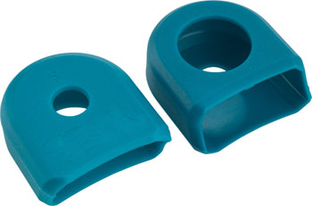 RaceFace Crank Boots: For Alloy Cranks, 2-Pack Turquoise EA Crank Part