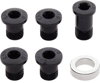 Campagnolo Ultra-Torque/Over-Torque Chainring Bolts 2011-2014, Black EA Chainring Bolts