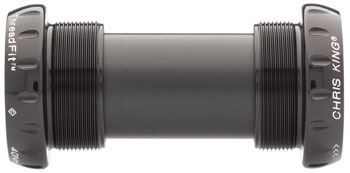 Chris King ThreadFit 24 Bottom Bracket with Fit Kit 6 - English, For SRAM/Truvativ GXP, Black EA Bottom Brackets