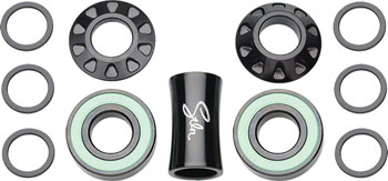 Stolen Revolver 19mm Mid Bottom Bracket Black EA BMX Bottom Bracket