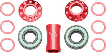 Stolen Revolver 19mm Mid Bottom Bracket Red EA BMX Bottom Bracket