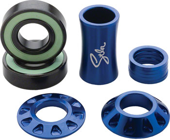 Stolen Revolver 19mm Mid Bottom Bracket Dark Blue EA BMX Bottom Bracket