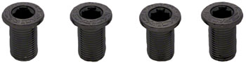 RaceFace Chainring Bolt Pack Set of 4 12.5mm Bolts Black SET Chainring Bolts